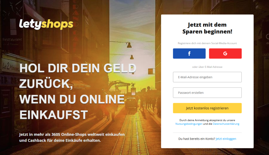 LetyShops Übersicht