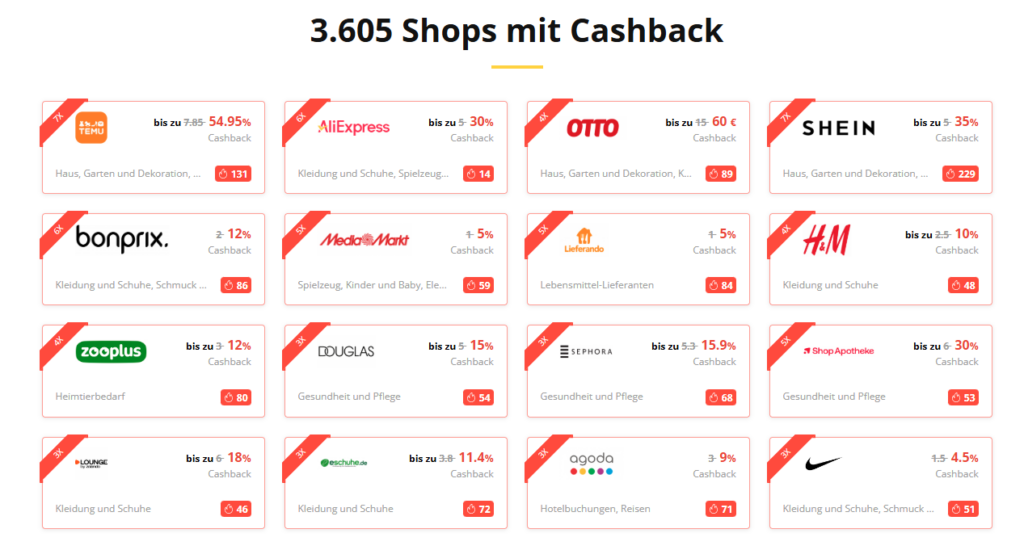 LetyShops Cashback partner