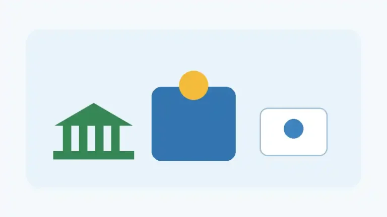 Illustration einer Cashback-Auszahlung an digitales Wallet oder Bankkonto