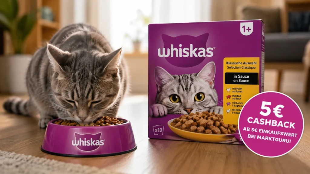 Whiskas 5 € Cashback auf Whiskas ab 5 € Einkaufswert bei marktguru