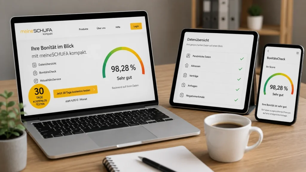 SCHUFA meineSCHUFA kompakt 30 Tage kostenlos testen