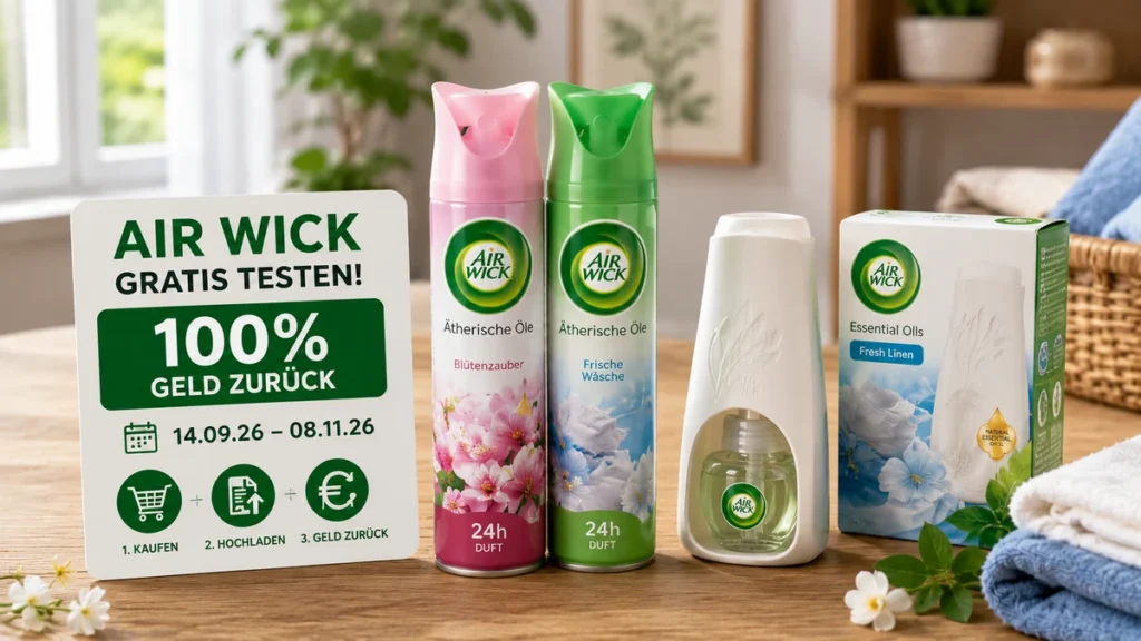 Air Wick Air Wick gratis testen – 100 % Cashback