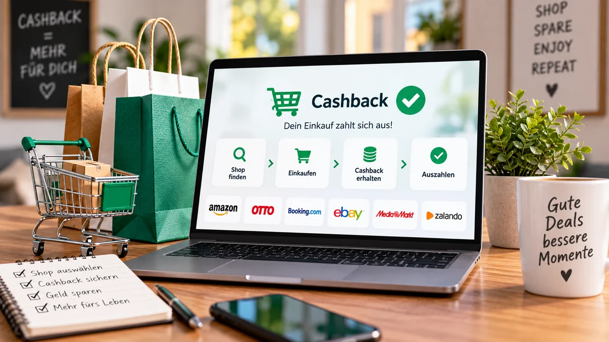 Online-Shopping mit Cashback als zusätzliche Ersparnis am Black Friday 2026