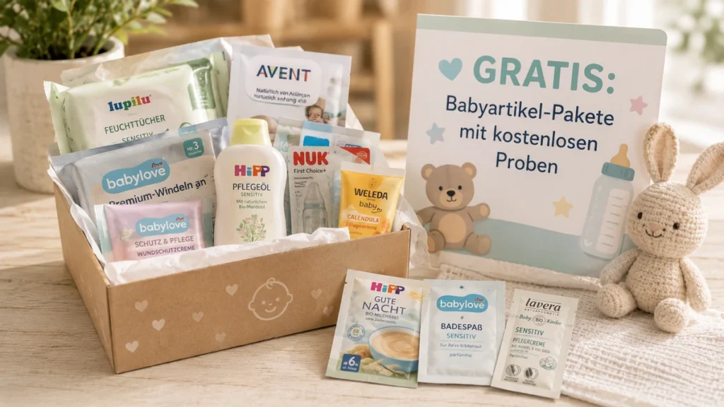 Gratis Babyartikel-Pakete 2026: kostenlose Babyclubs und Willkommensgeschenke