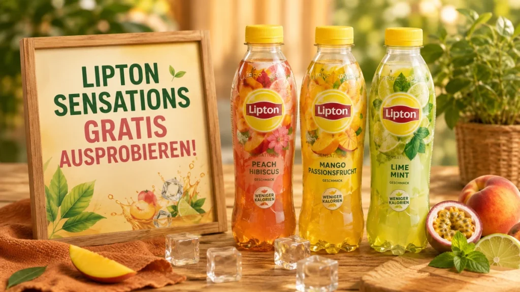Lipton Lipton Sensations gratis testen: bis zu 2,99 € Geld zurück