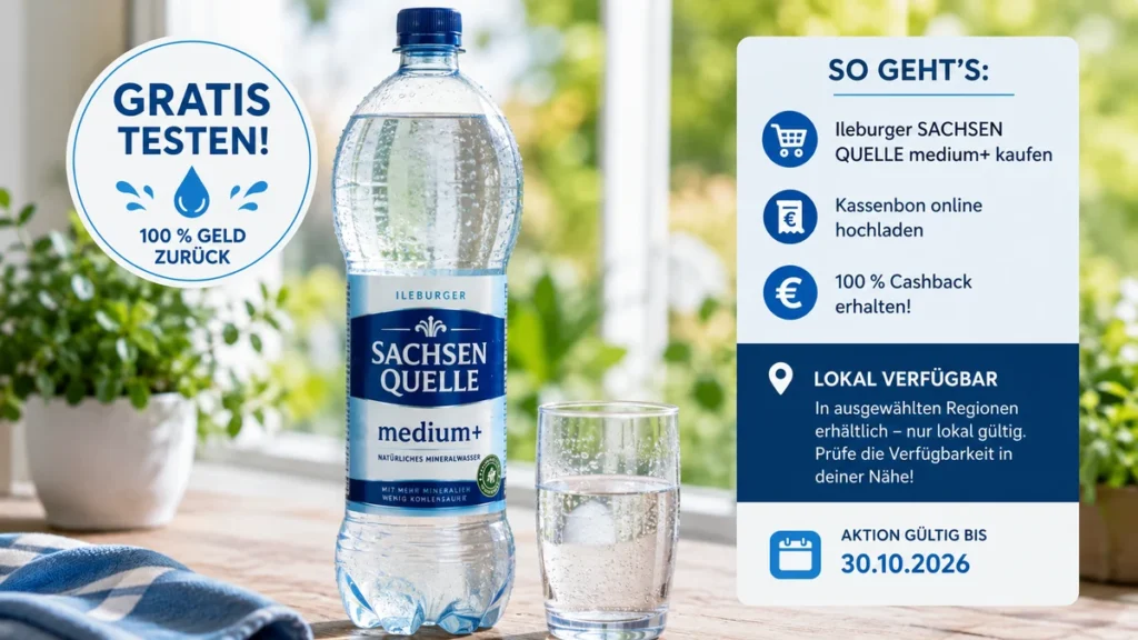 SACHSEN QUELLE SACHSEN QUELLE medium+ Orange & Lemon gratis testen