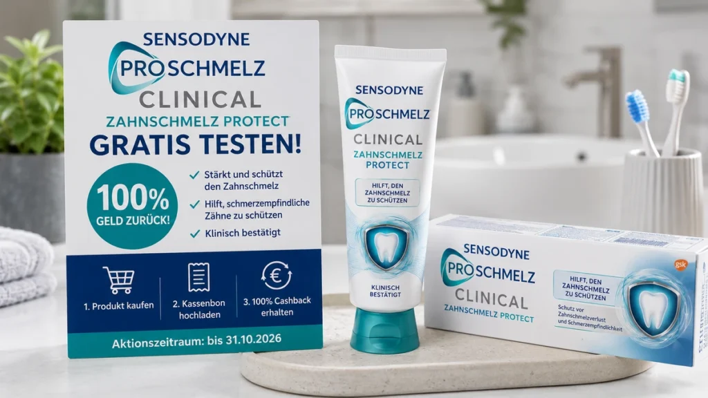 Sensodyne ProSchmelz Sensodyne ProSchmelz Clinical Zahnschmelz Protect gratis testen