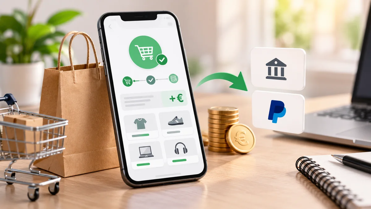 Ablauf eines Cashback-Einkaufs über ShopBack