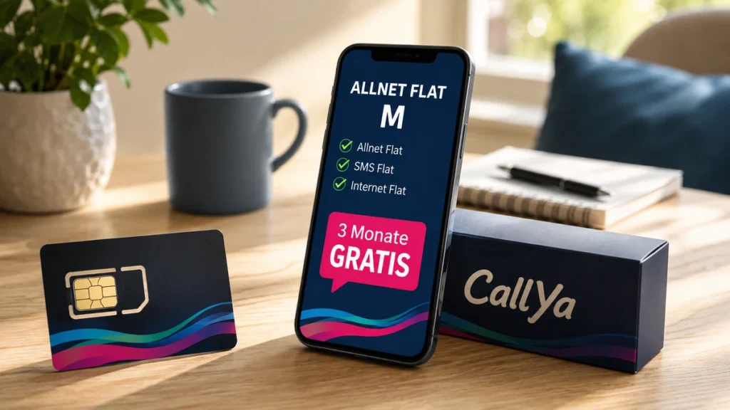 Vodafone CallYa CallYa Allnet Flat M: bis zu 3 Monate gratis mit 45 € Bonusguthaben