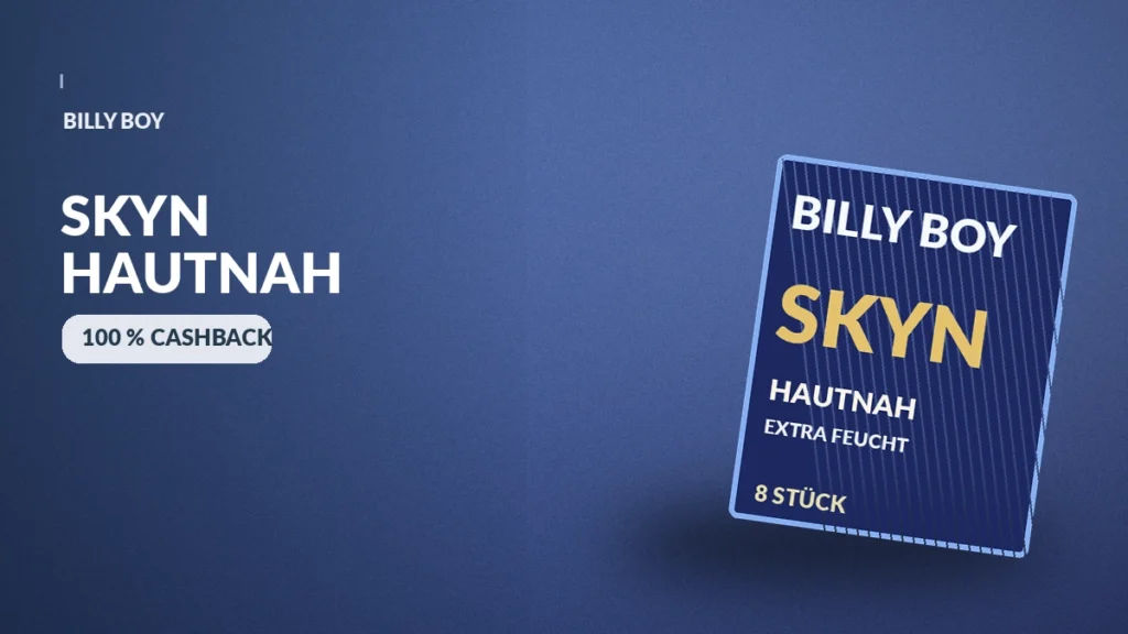 BILLY BOY BILLY BOY SKYN bei dm gratis testen: Bis zu 10 € Cashback