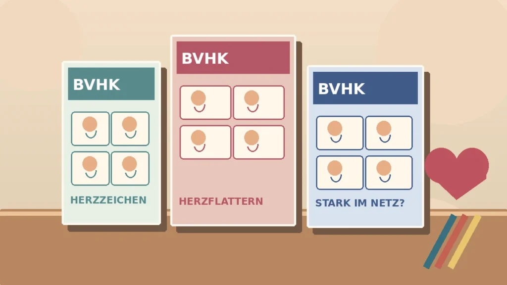Bundesverband Herzkranke Kinder e.V. (BVHK) Kostenlose BVHK-Comics und Broschüren für Familien bestellen
